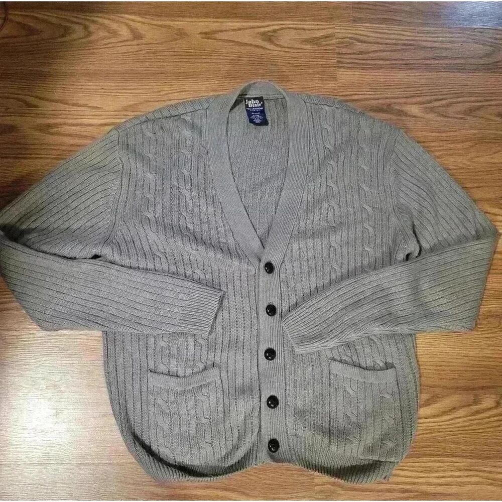 Grey Vintage John Blair Cardigan